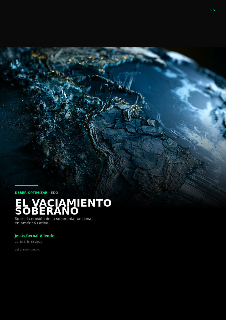 El Vaciamiento Soberano — Jesús Bernal Allende